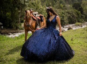 blue dress quince